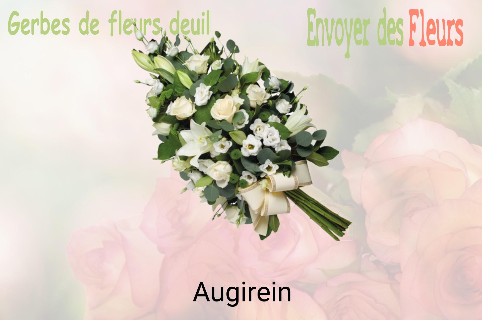 Gerbe de fleurs de deuil livrée à Augirein